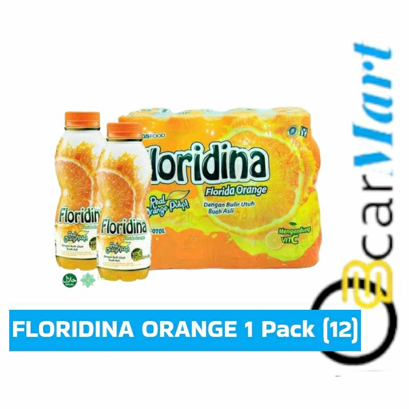 Jual FLORIDINA ORANGE 350mL 1 Pack Jus Jeruk Segar Asli dari Wings Food ...