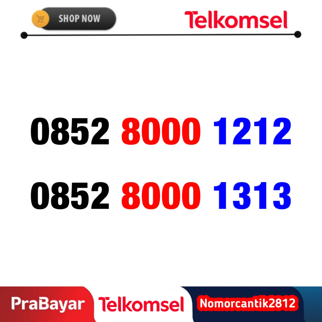 Jual Nomor Cantik Telkomsel Prabayar Ribuan ABAB - O852 8000 1212 ...
