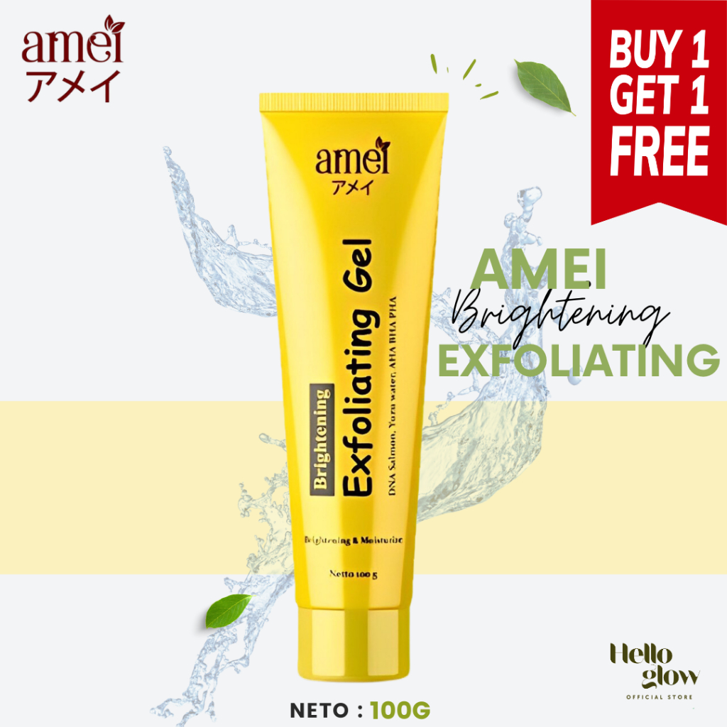 Jual Amei Brighteninng Exfoliating Gel Pembersih Daki Membersihkan