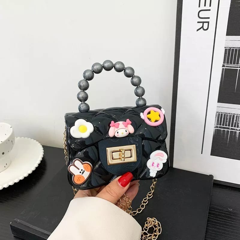 Jual Thala-Tas Jelly Mutiara Sticker 3D Tas Selemppang Mini | Shopee ...