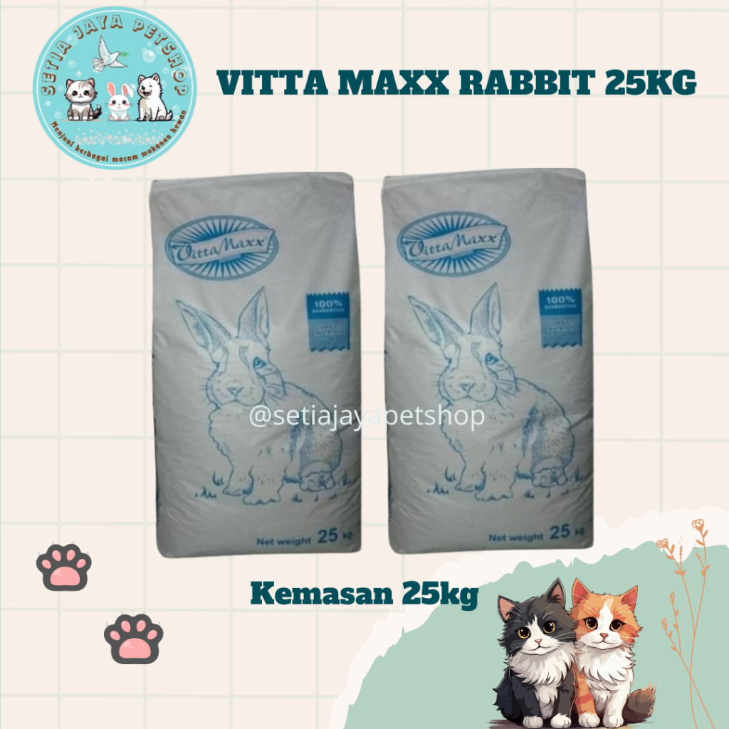 Jual Makanan Kelinci - Vitta Maxx Rabbit 25kg (Reguler) | Shopee Indonesia
