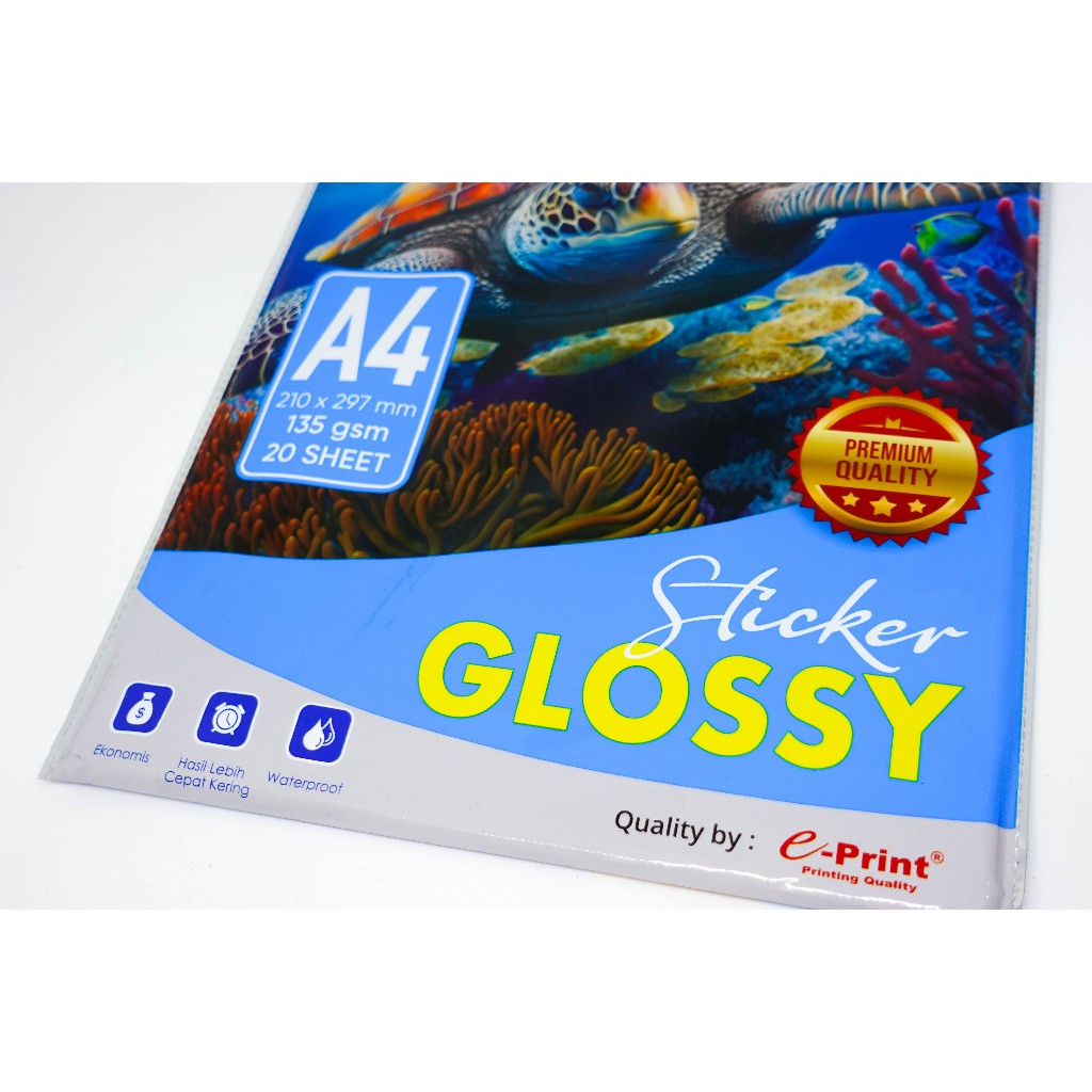 Jual CLEO PAPER STICKER A4/135-20 / KERTAS CETAK DESAIN | Shopee Indonesia