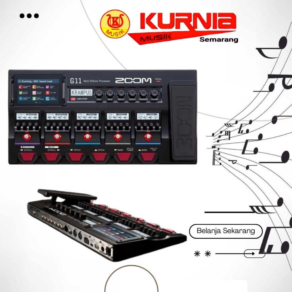 Jual Zoom G11 - G 11 - Zoom G-11 Multi Efek Gitar | Shopee Indonesia
