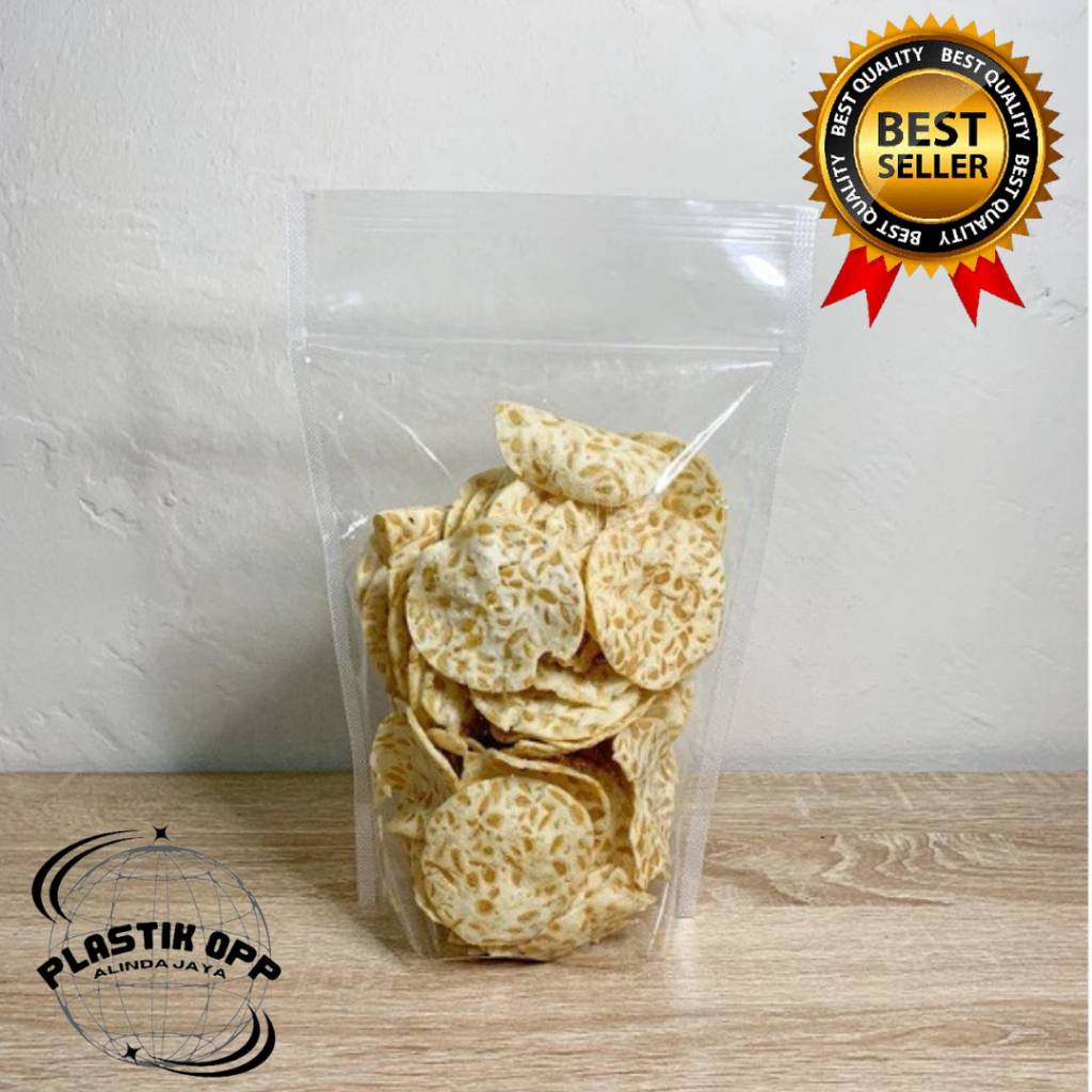 Jual STANDING POUCH DOUBLE SEAL 16x24cm isi 50 pcs /PLASTIK KLIP UKURAN ...