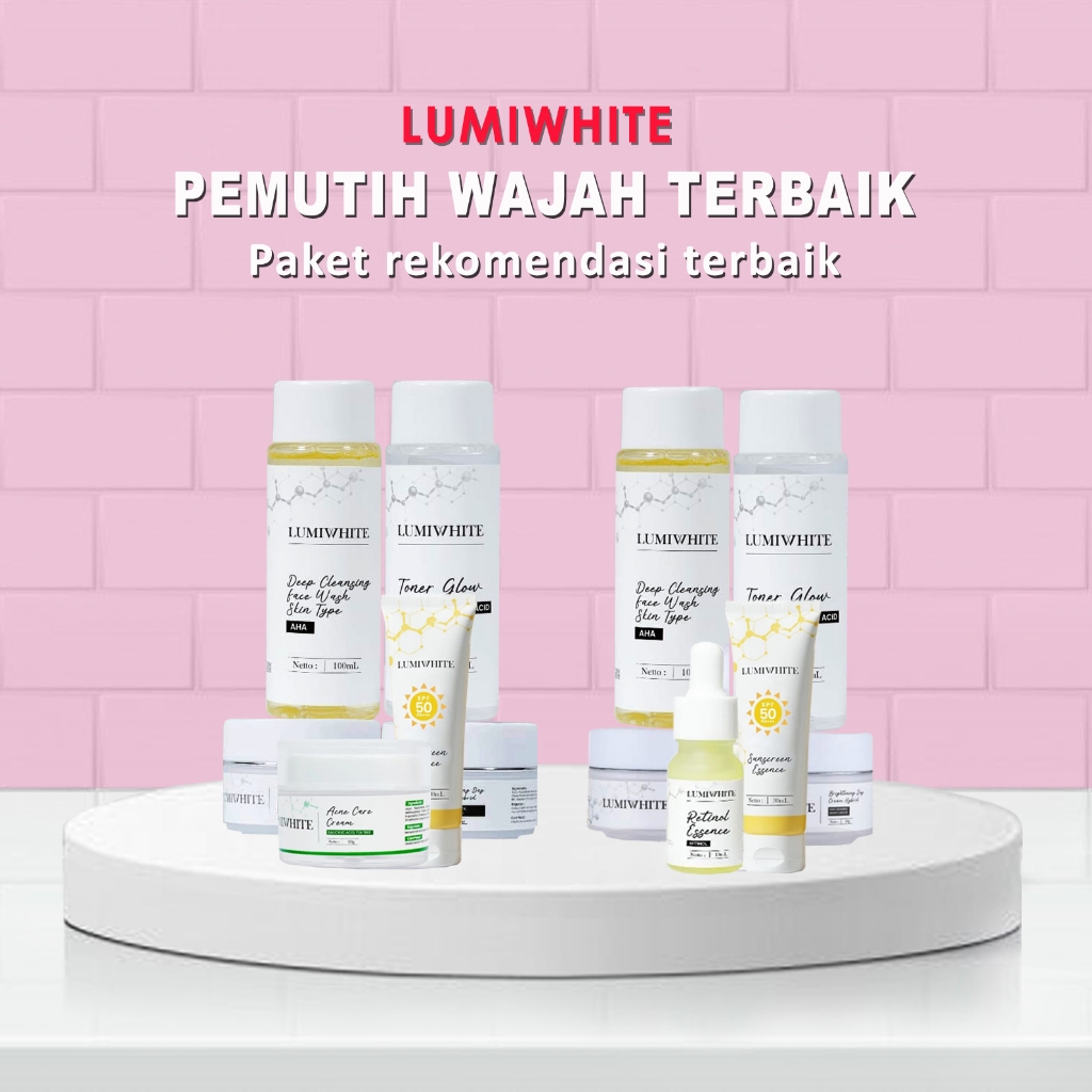 Jual Lumiwhite Paket Brightening Dan Paket Acne Care Lengkap Skincare ...