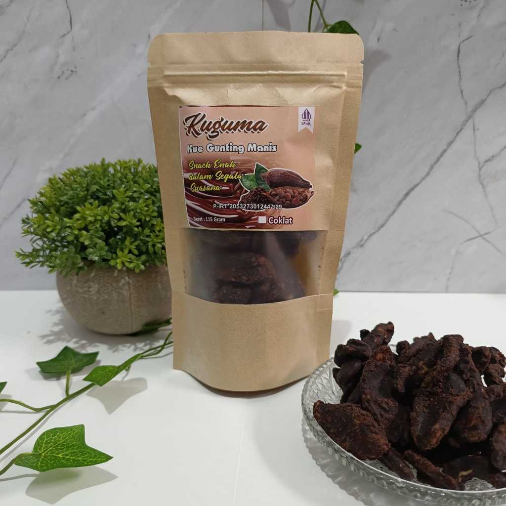 Jual kue gunting manis KUGUMA RASA COKELAT 115 GRAM / sistik coklat ...