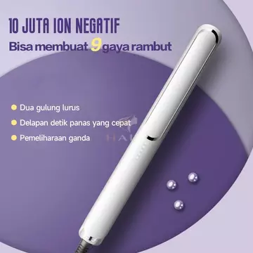 HIR 0006 Catokan RambutCatokan Rambut 2 In 1 Catok Lurus Dan Keriting Hair Straightener Catokan