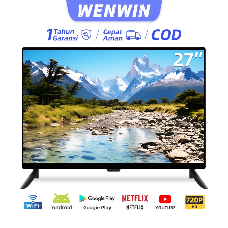 Jual WENWIN Smart TV 27 inch Android OS TV Full HD LED/LCD TV Digital ...