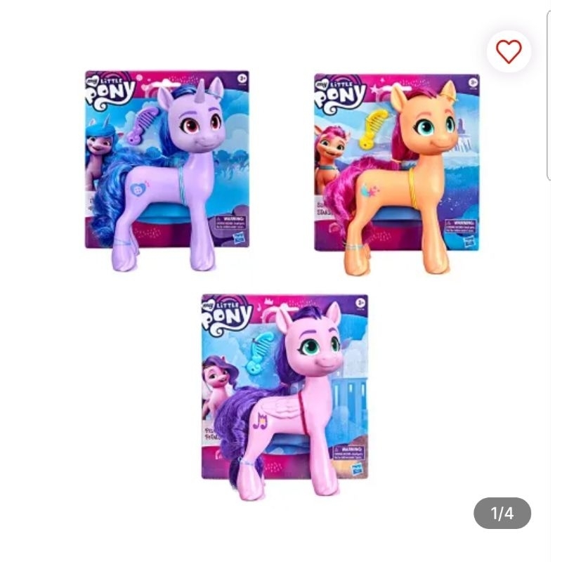 My Little Pony Mega Movie Friends Izzy Moonbow, Statuetta 20,3 Cm Con Capelli Lunghi E Pettine - 3