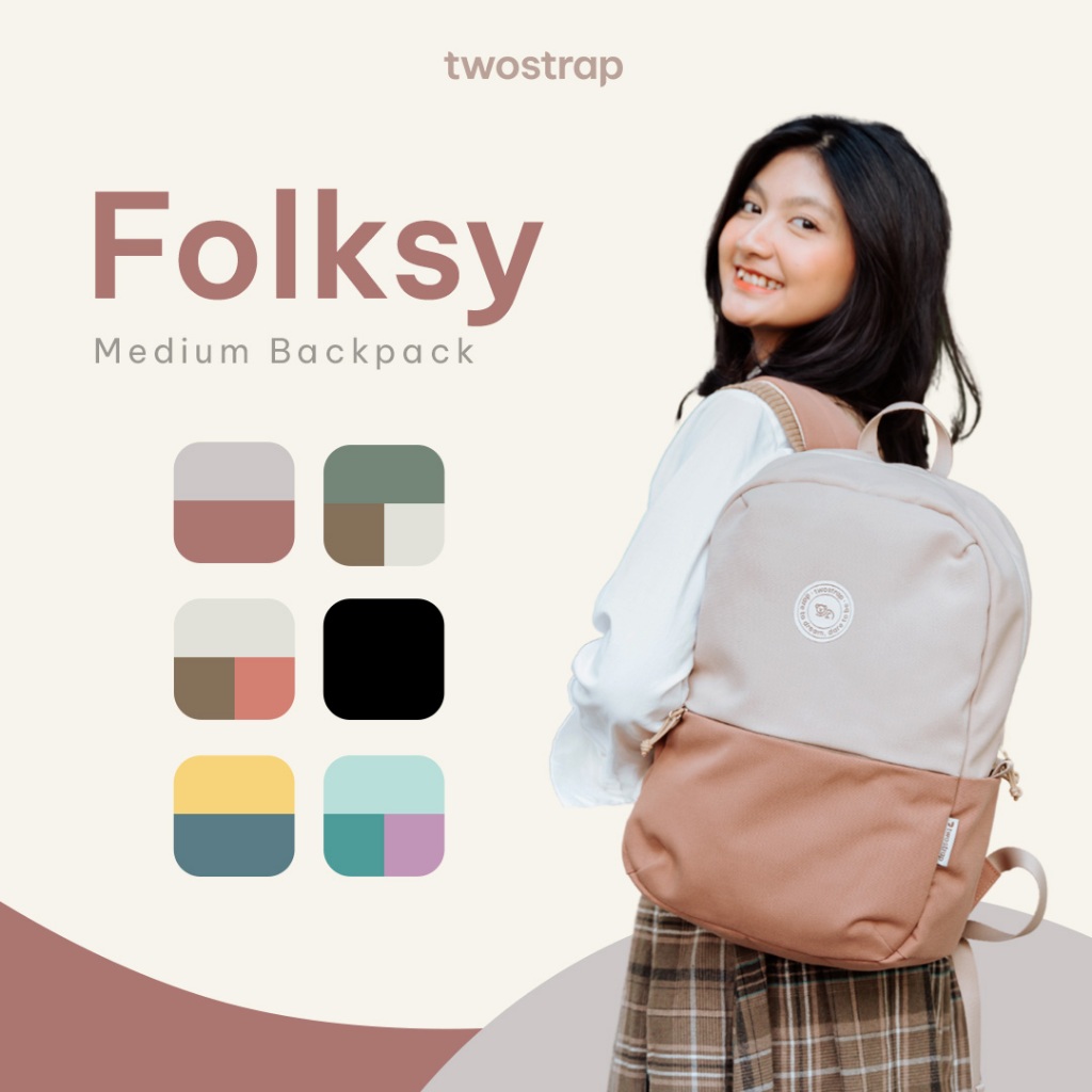 Jual Tas Ransel Wanita Pria Laptop 14 Inch Untuk Sekolah Kuliah Water