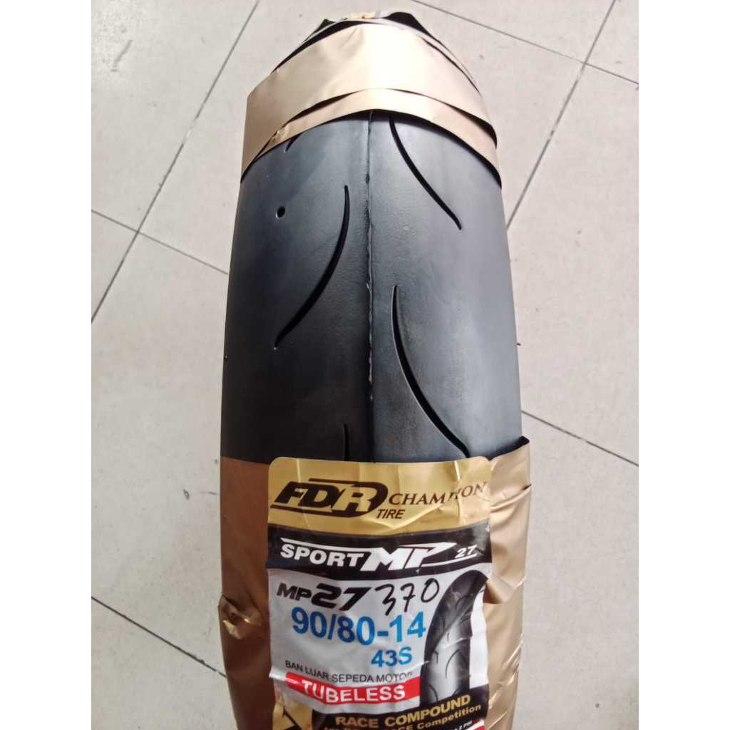 Jual BAN MOTOR FDR MP27 SOFTCOUMPOND - SIZE 90/80-14 TUBELES | Shopee ...