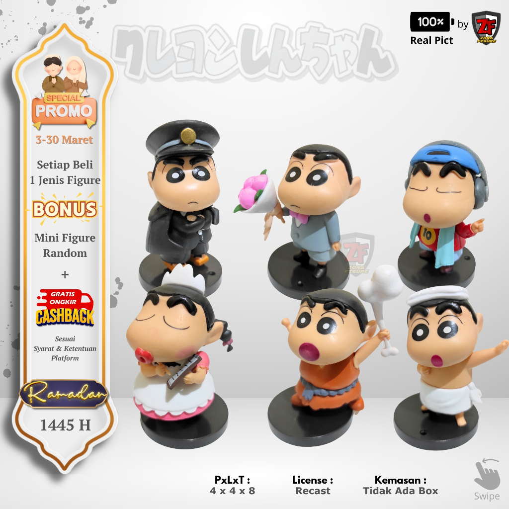 Jual Crayon Shinchan Chibi Set Action Figure Crayon Shinchan Mainan ...