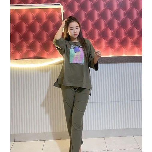 Jual BAJU ONE SET/ONE SET PIYAMA/BAJU TIDUR/BAJU HARIAN/ONSET MOTIF ...