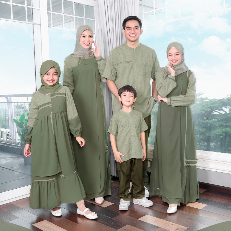 Jual BAJU COUPLE MUSLIM SARIMBIT KELUARGA ETHICA TERBARU SEPLY 252