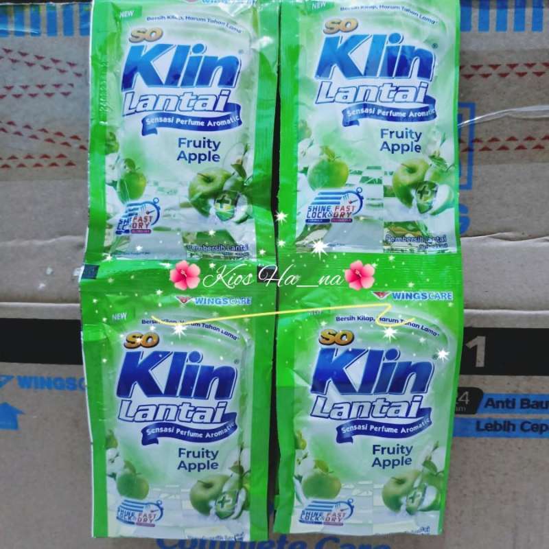 Jual Soklin Lantai Apel Sachet @ 500 isi 12 pcs | Shopee Indonesia