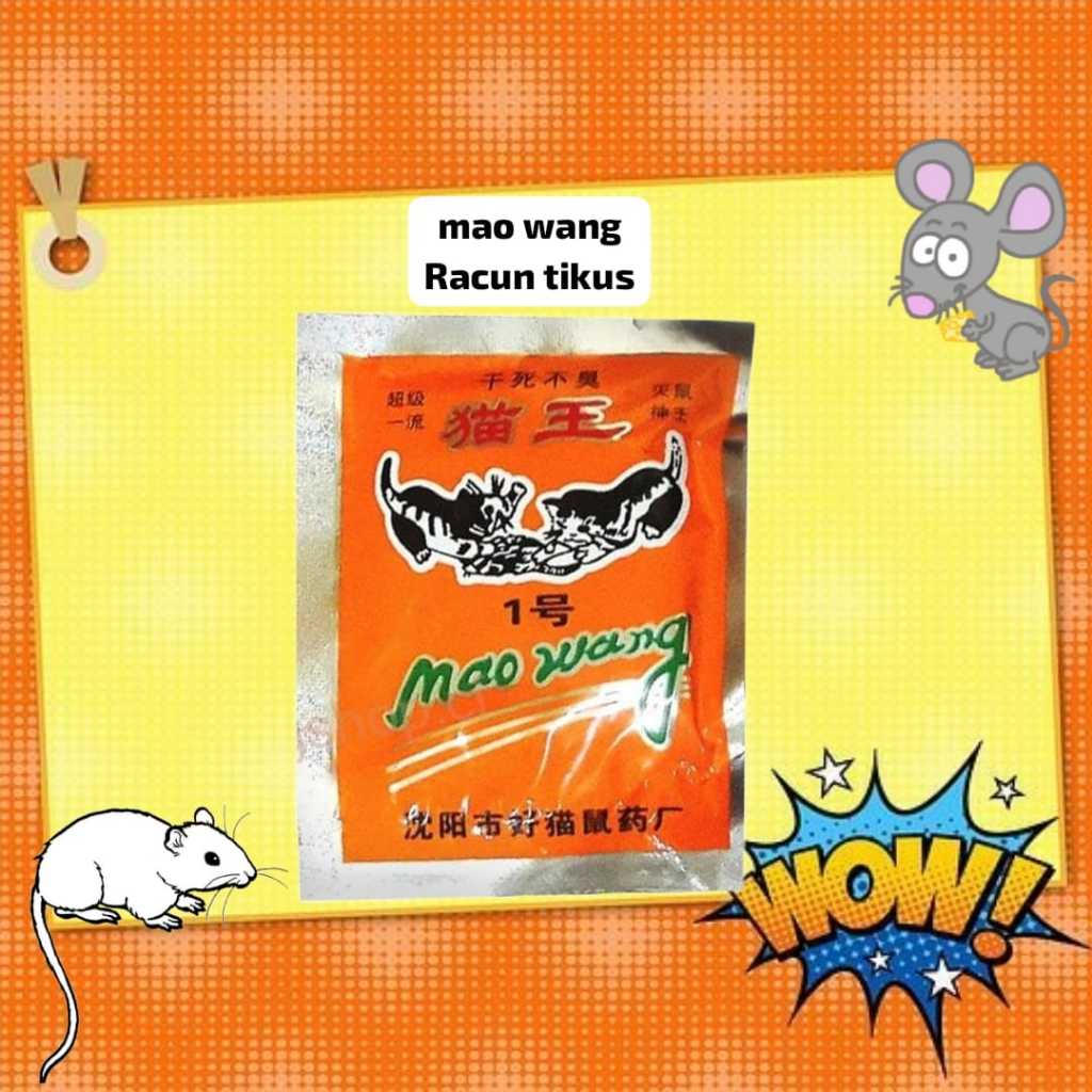 Jual RACUN TIKUS MAO WANG anti tikus pembasmi tikus MAOWANG | Shopee ...