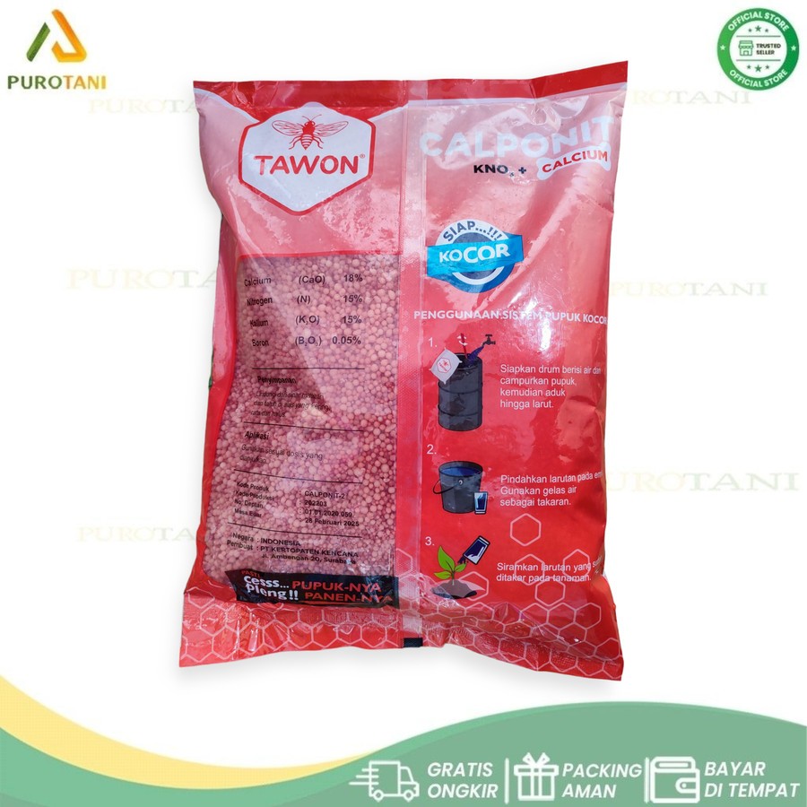Jual Pupuk Tawon Calponit KNO3 plus Calcium 2kg | Shopee Indonesia