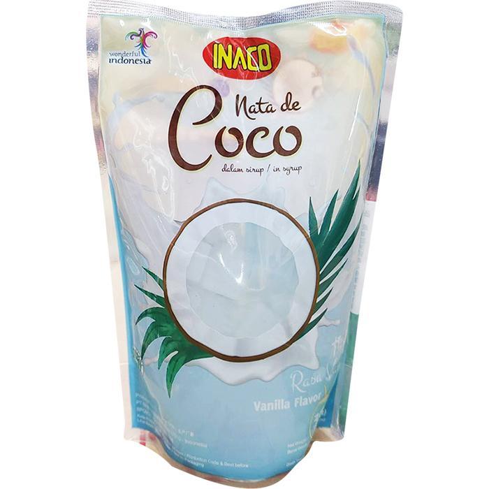 Jual Nata de coco inaco vanilla dan cocopandan 360ml (kemasan Pouch ...