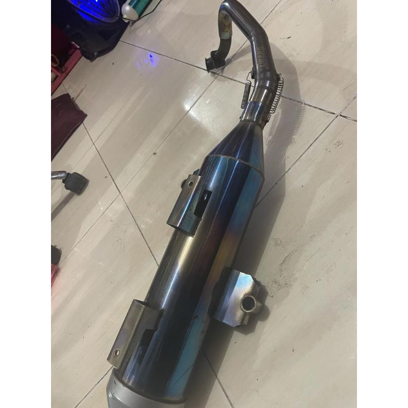Jual KNALPOT RACING DAENG STAINLESS PCX | Shopee Indonesia