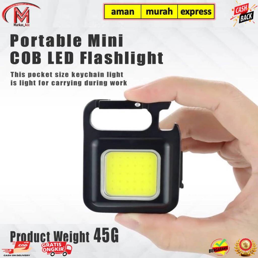Jual Senter Mini Lampu LED Light Gantungan Kunci Tahan air - Opener ...