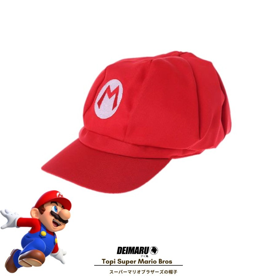 Jual Topi Karakter Game Mario Bross Cosplay Hat Jepang Anime Nittendo ...
