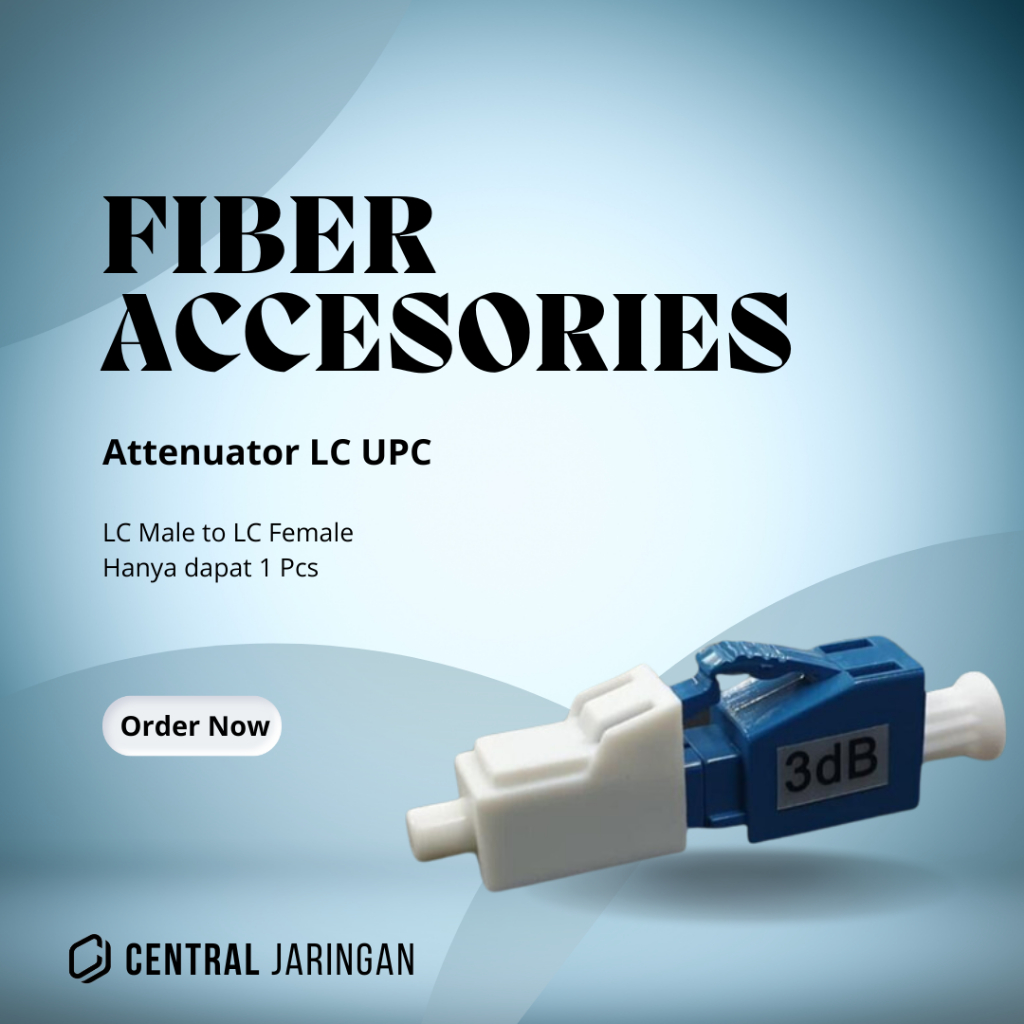 Jual Fiber Optic Attenuator LC UPC | Redaman FO | 1dB 2dB 3dB 5dB 7dB ...