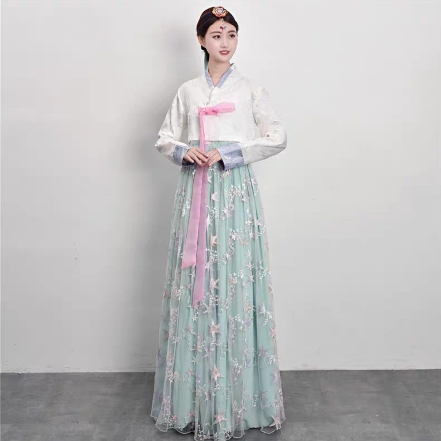 Jual Korea HANBOK Adult Woman Traditional Dress Baju Adat Korea Wanita