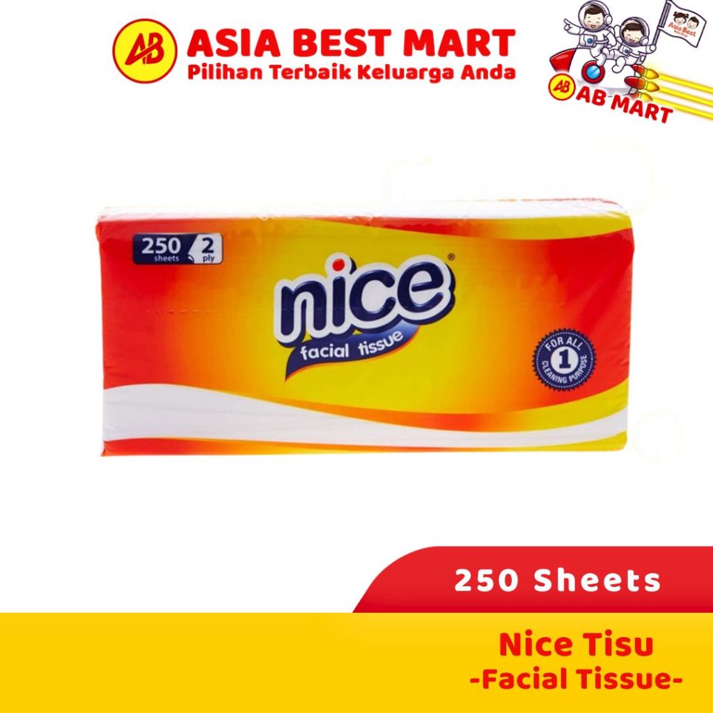 Jual Nice Tissue Facial 250`S Tisu Wajah - ASIA BEST | Shopee Indonesia