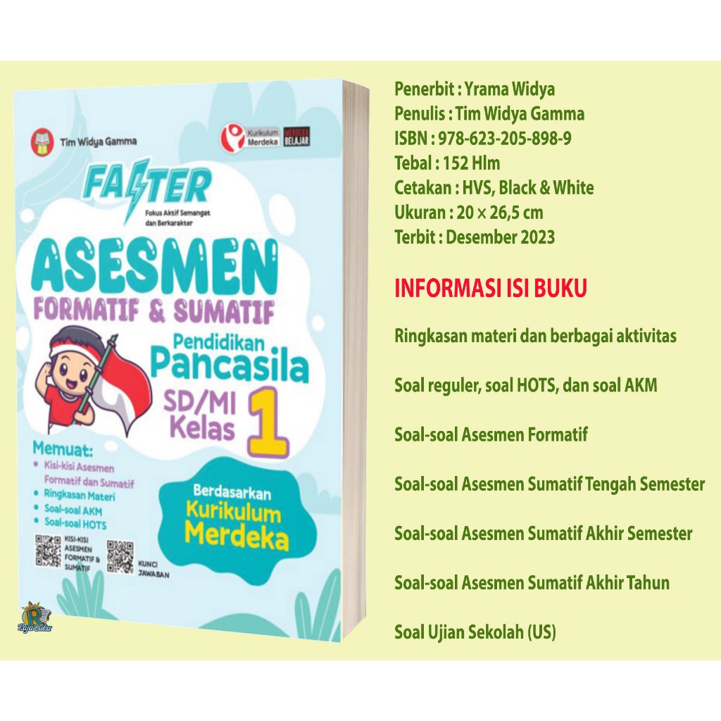 Jual BUKU RINGKASAN MATERI DAN LATIHAN SOAL FASTER ASESMEN FORMATIF DAN ...