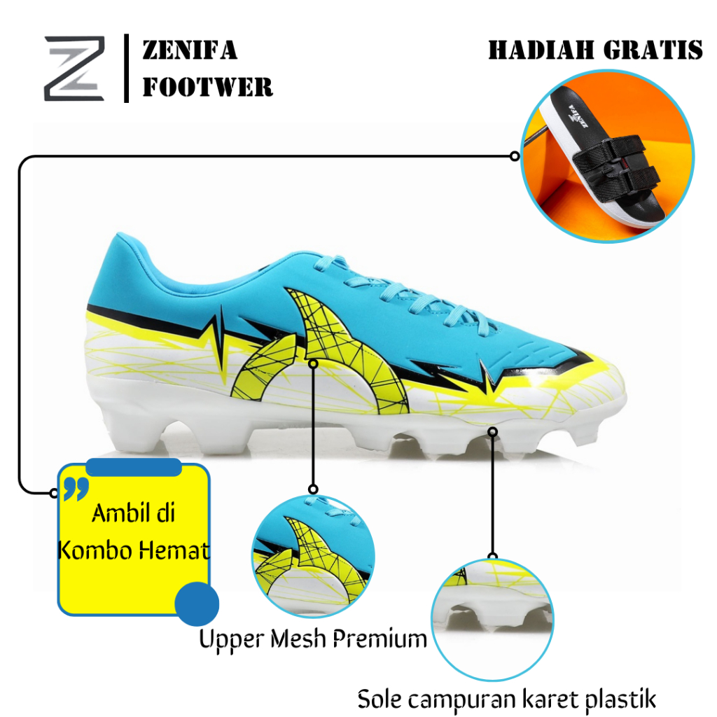 Jual Ortuseight Sepatu Sepak Bola Catalyst Raiden Fg Cyan Black Lime Shopee Indonesia