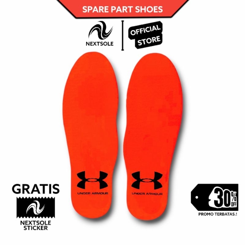 Nextsole Insole Sepatu Under Armor Series Male Female Size