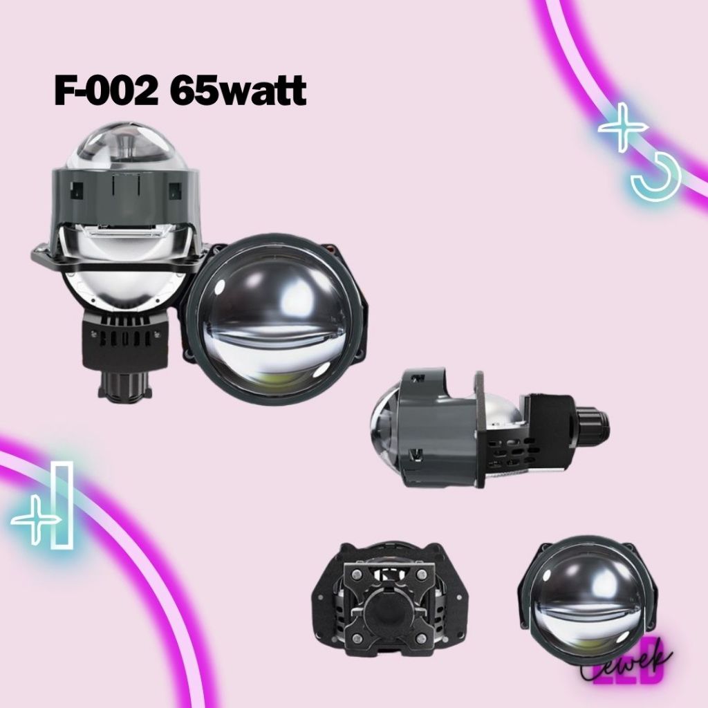 Jual Projector Biled F-002 65 Watt 3 Inch High Power Merk AES F2 F02 ...