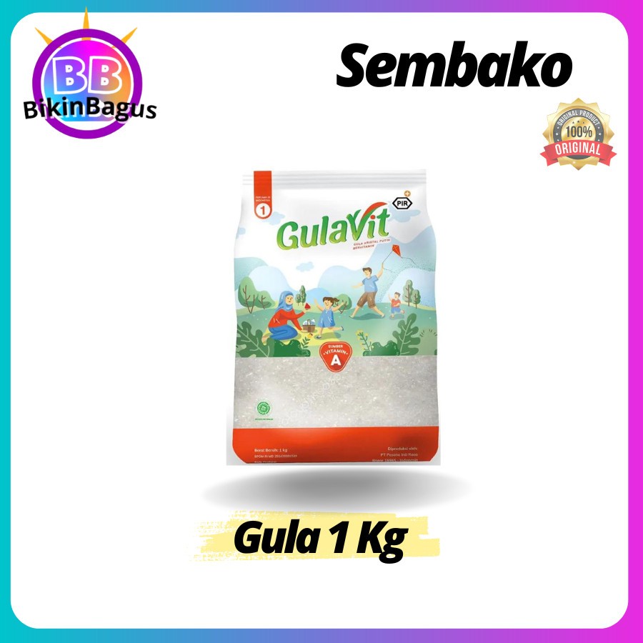 Jual Gula Vit 1 Kg Gula Pasir Gulavit Kemasan 1 Kg Manis Pemanis Shopee Indonesia 6710