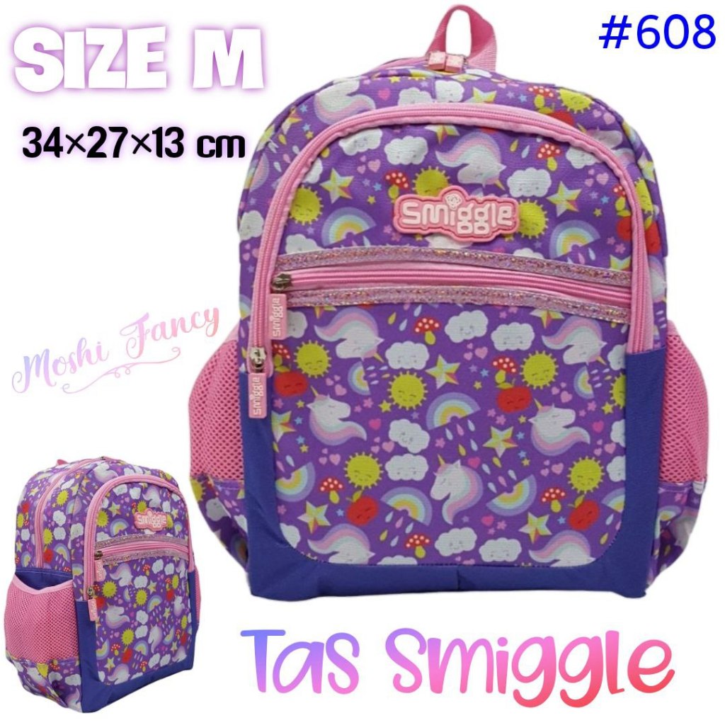 Jual Tas Smiggle Ransel Karakter / Tas Smiggle Anak TK / Tas Sekolah ...