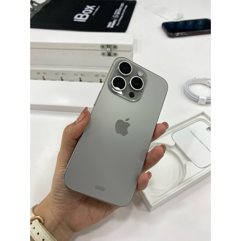 Jual Iphone 15 Pro 256 second Ibox (Natural Titanium) | Shopee Indonesia