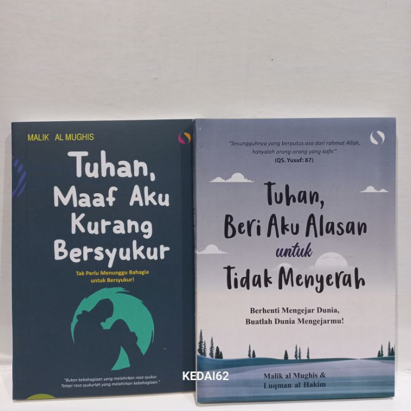 Jual Paket Isi 2 Buku Motivasi Islami Tuhan,Maaf Aku Kurang Bersyukur ...