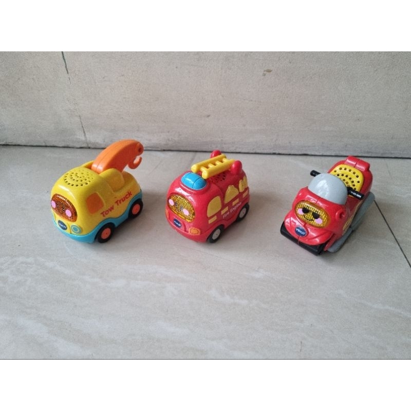 Jual Vtech Baby Toot Toot Drivers Smart Point Fire Truck Tow Truck 