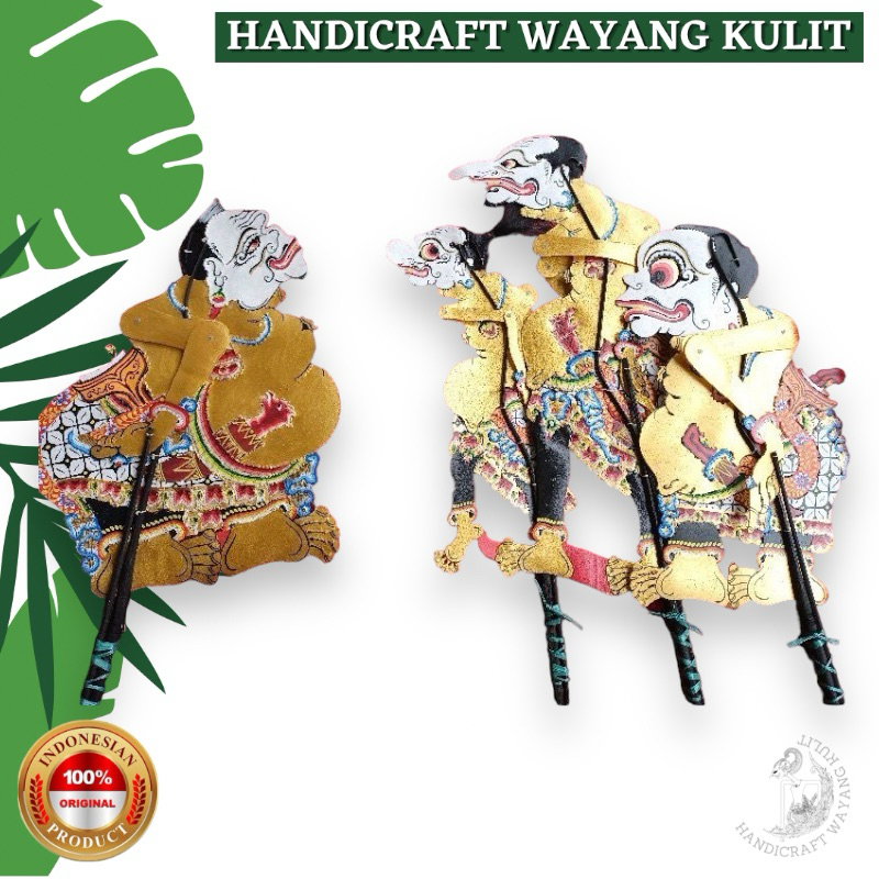 Jual Wayang Kulit Punokawan Punakawan Set Kualitas Alusan Ukuran