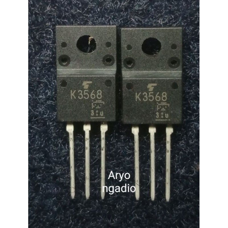 Jual transistor mosfet k3568 12A 500v 40 w n channel | Shopee Indonesia