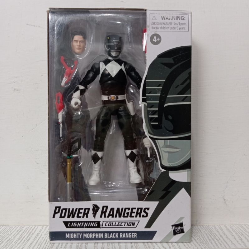 Jual ori original hasbro power rangers mighty morphin black ranger ...