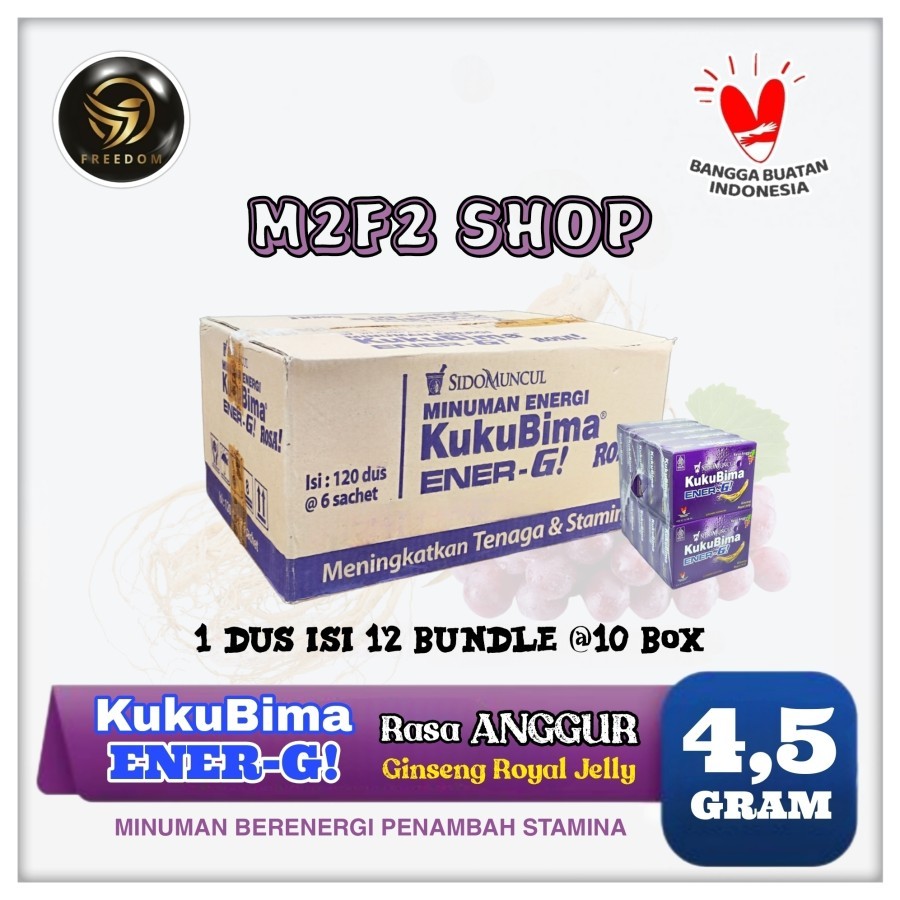 Jual Sido Muncul Kuku Bima Energ-G Energi Rasa Anggur - 4,5 gr (Kemasan ...