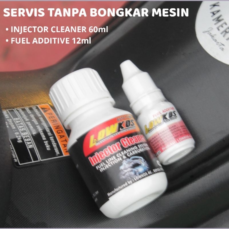 Jual LOWKOS Paket Servis Motor Tanpa Bongkar Mesin (Injector Cleaner 60 ...