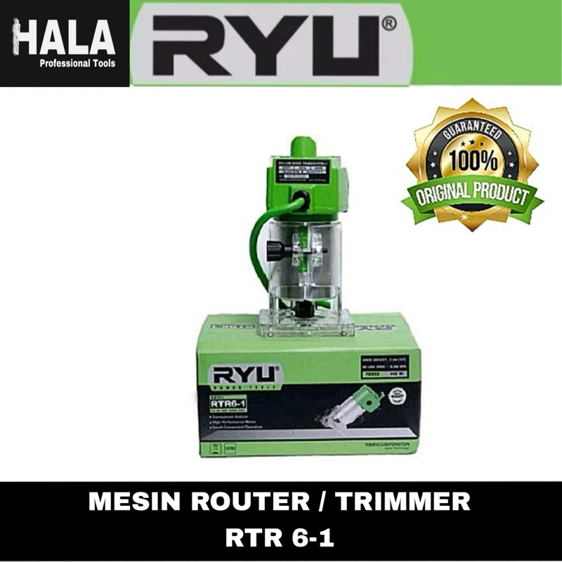 Jual RYU BY TEKIRO || MESIN TRIMMER / ROUTER RTR 6-1 || 100% ORIGINAL ...