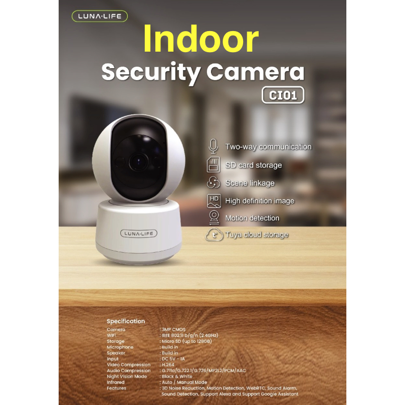 Security Camera Sdeter A8 Manual ApnaCam WiFi Mini PTZ 3MP Color