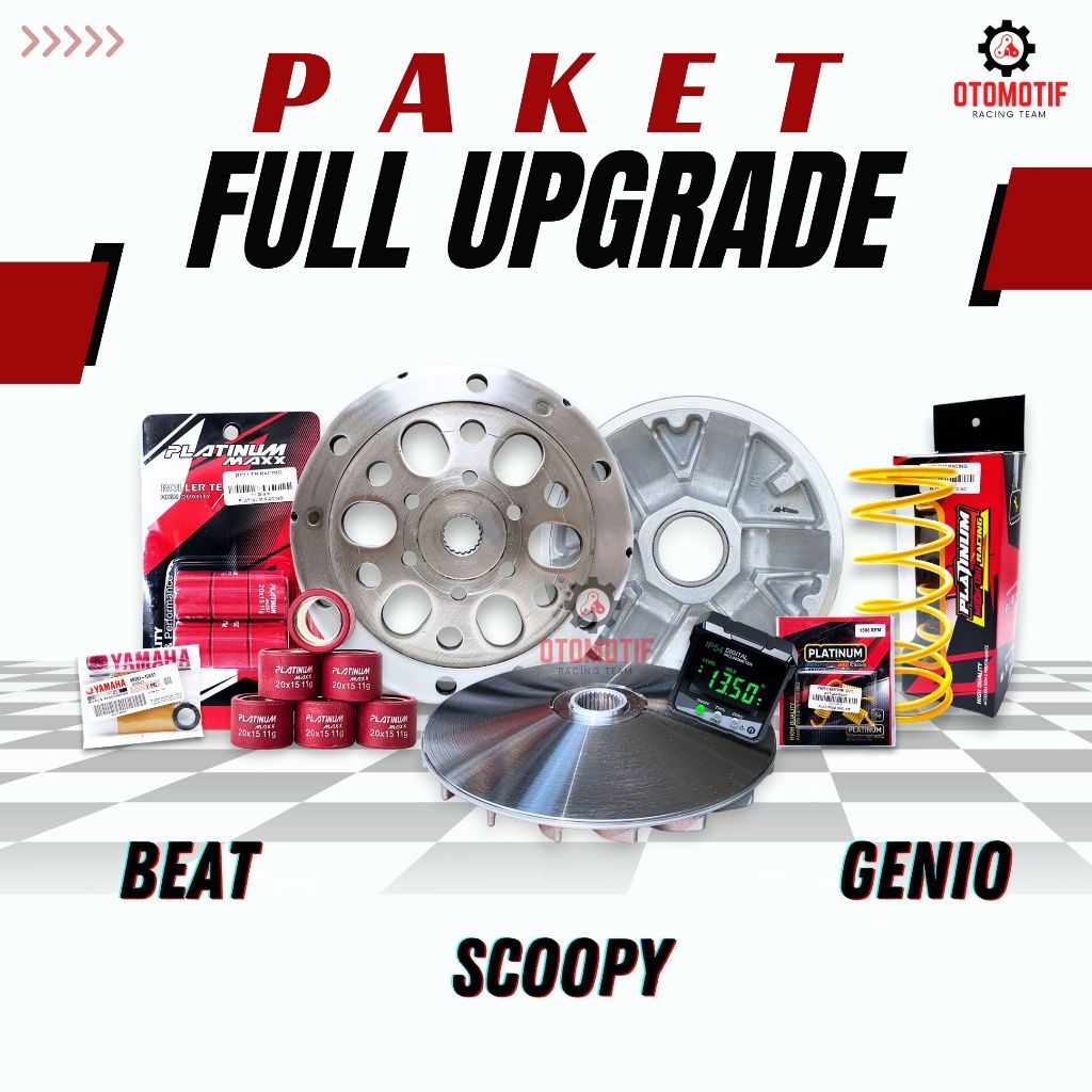 Jual Paket Full Upgrade Kirian Cvt Beat Scoopy Vario Spacy Genio