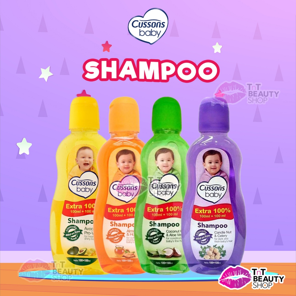Jual Cussons Baby Shampoo 100ml Candle Nut & Celery Almond Oil