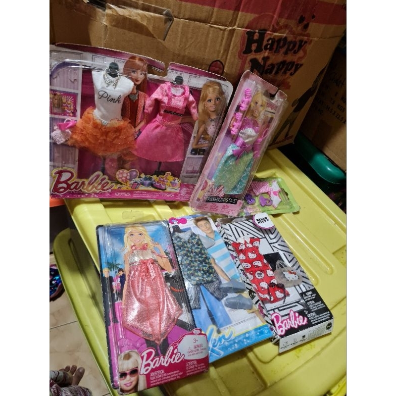 Jual baju barbie. barbie fashionista. barbie ken. baju barbie hello ...