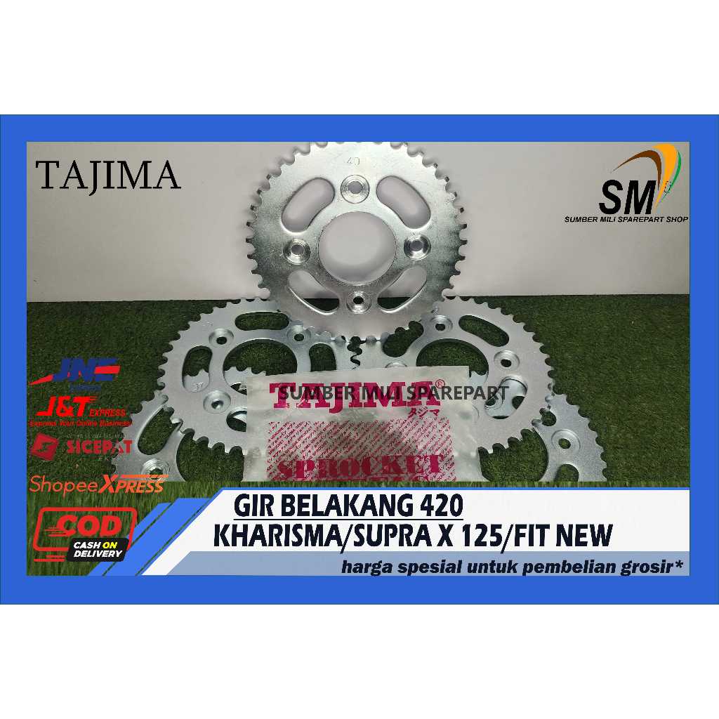 Jual Gear Ger Gir Belakang Karisma Supra Fit New Supra X Tajima