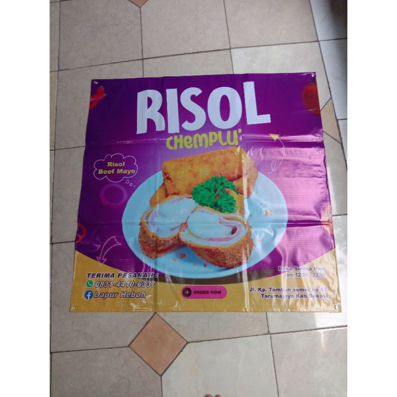Jual Spanduk Banner Jual Risoles CUSTOM DESAIN | Shopee Indonesia