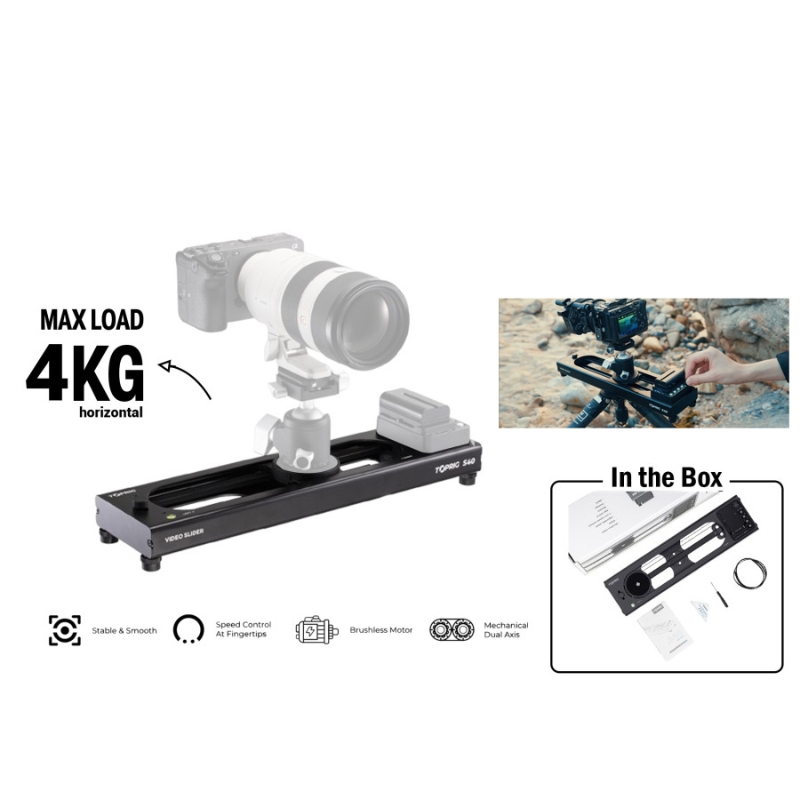 Jual Accsoon Toprig Slider S40 Video Slider Top Rig S 40 Original ...